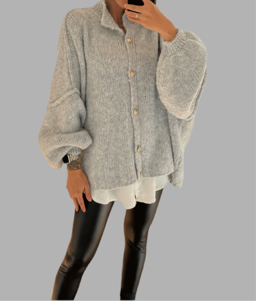 Oversize Strickjacke